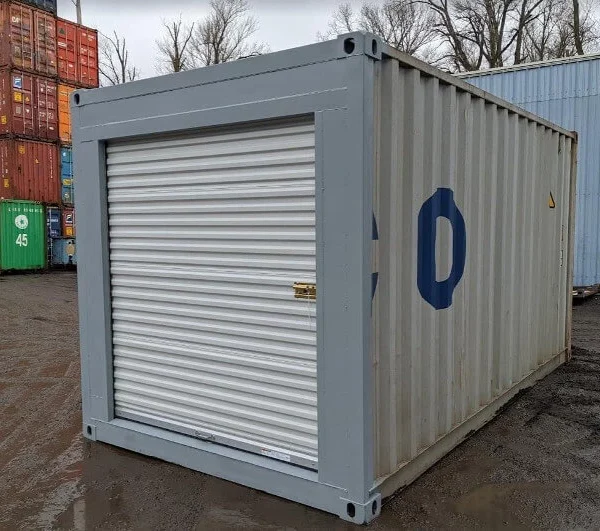 16Ft Storage Container With Roll-Up Door