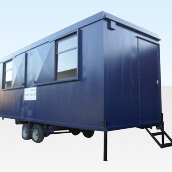 20ft x 7ft 6in Steel Mobile Anti-Vandal Office